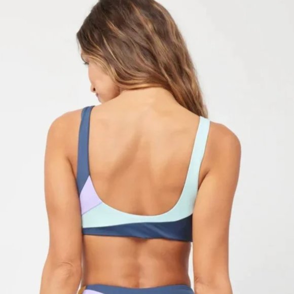 NWT L*Space Lizzie Top in Sunburst, M, Slate blue,‎ sky, purple and sunburst - Picture 4 of 4